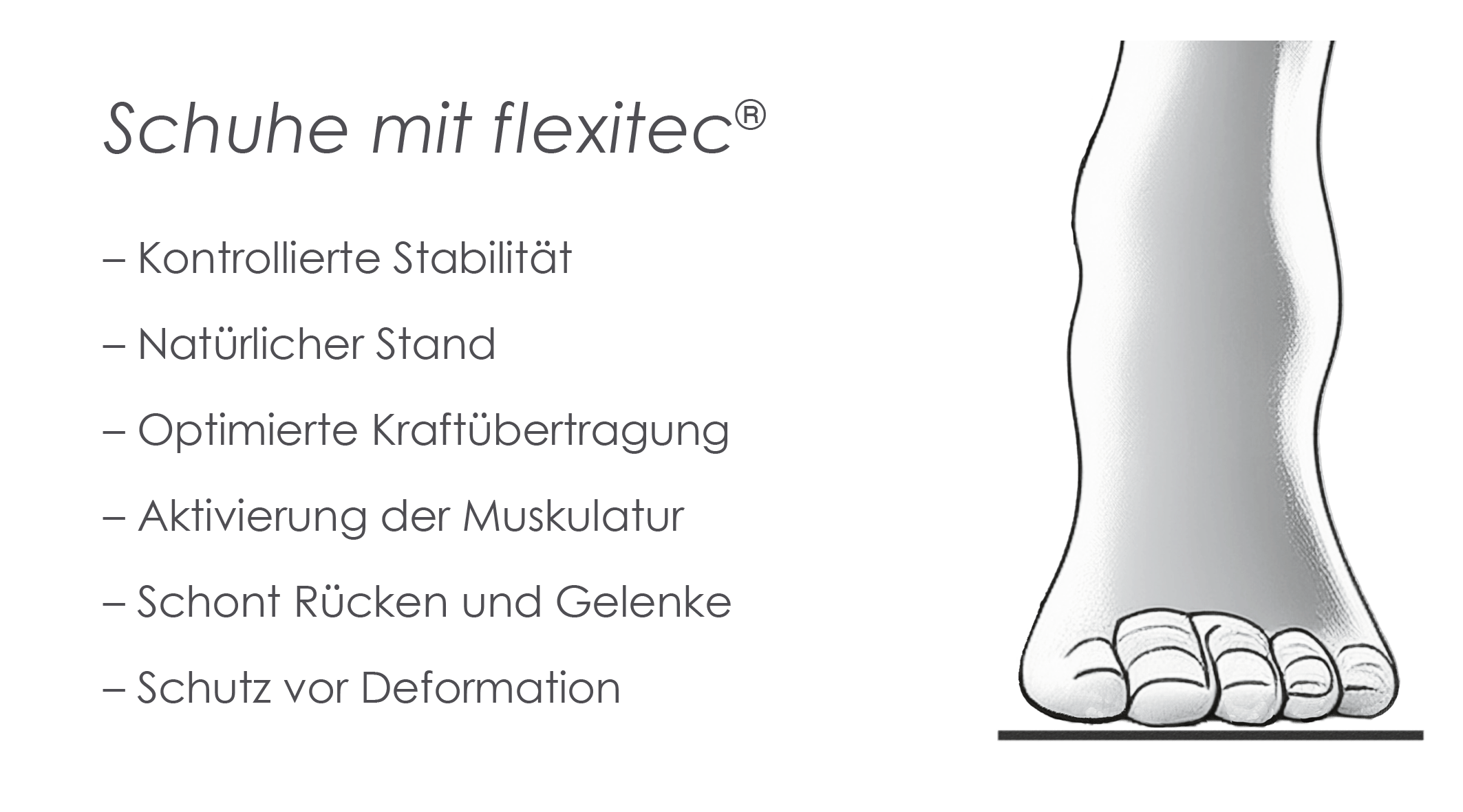 Schuhe mit flexitec Schuhe mit flexitec