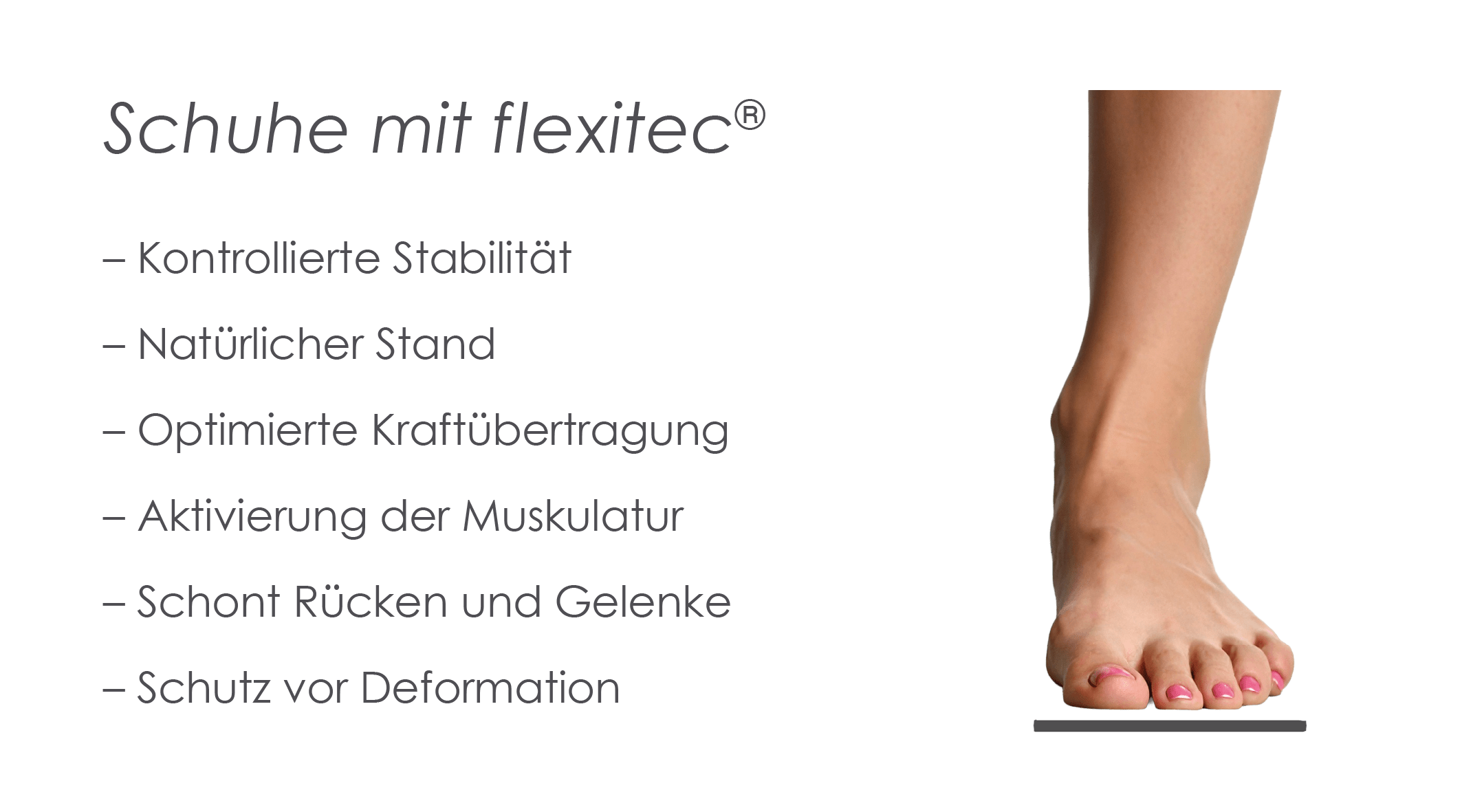 Fuß mit fFlexitec®